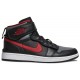 Jordan 1 High FlyEase 'Smoke Grey Gym Red' Nero/Grigio Fumo/Bianco/Rosso Palestra AJ 1 Scarpe CQ3835 006