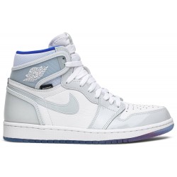 Jordan 1 High Zoom 'Racer Blue'
 Bianco/Blu Racer/Bianco AJ 1 Scarpe CK6637 104