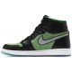 Jordan 1 High Zoom 'Zen Green'
 Nero/Nero/Tomatillo/Verde rabbia AJ 1 Scarpe CK6637 002