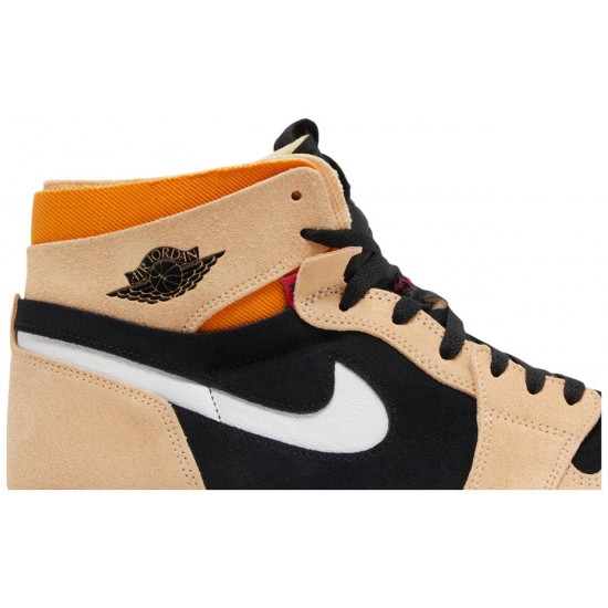 Jordan 1 High Zoom Comfort 'Pumpkin Spice' Onice bianco/rosso cardinale/nero AJ 1 ScarpeCT0978 200