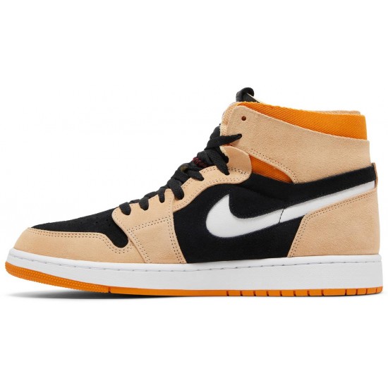 Jordan 1 High Zoom Comfort 'Pumpkin Spice' Onice bianco/rosso cardinale/nero AJ 1 ScarpeCT0978 200