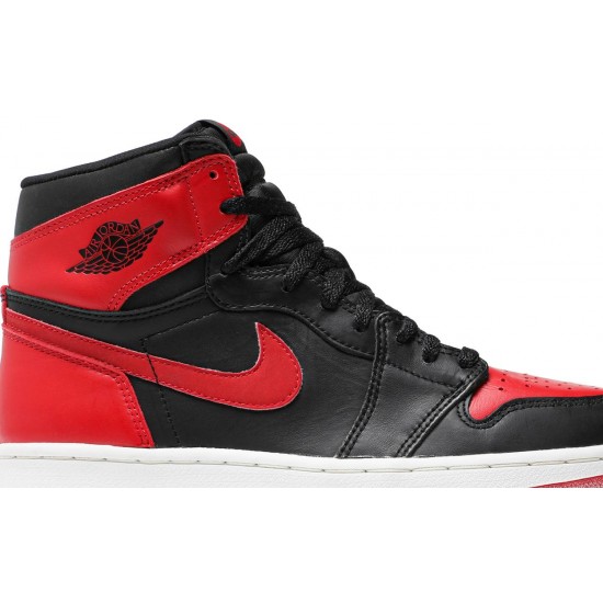 Jordan 1 Retro 'Bred' 1994
 Nero rosso AJ 1 Scarpe 130207 061