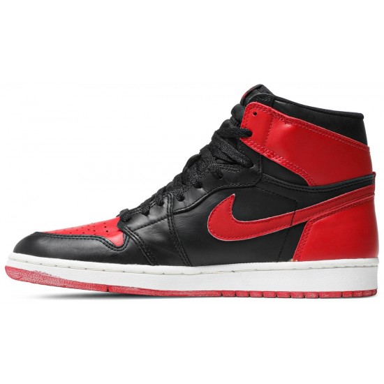 Jordan 1 Retro 'Bred' 1994
 Nero rosso AJ 1 Scarpe 130207 061