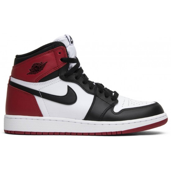 Jordan 1 Retro BG 'Black Toe' 2016
 Bianco/Nero-Rosso Varsity AJ 1 Scarpe 575441 125