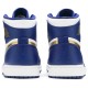 Jordan 1 Retro High 'Gold Medal'
 Deep Royal Blue/Metallic Gold Coin-Bianco AJ 1 Scarpe 332550 406