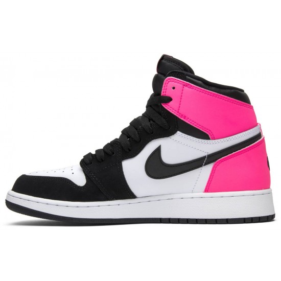 Jordan 1 Retro High GG 'Valentine's Day'
 Nero/Nero-Hyper Rosa-Bianco AJ 1 Scarpe 881426 009