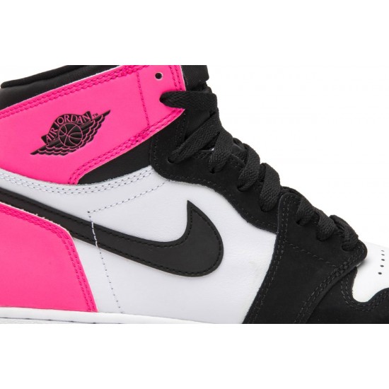 Jordan 1 Retro High GG 'Valentine's Day'
 Nero/Nero-Hyper Rosa-Bianco AJ 1 Scarpe 881426 009