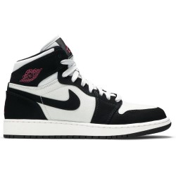 Jordan 1 Retro High GS 'Pure Platinum Black Pink'
 Puro platino/rosa vivido-nero AJ 1 Scarpe 332148 015