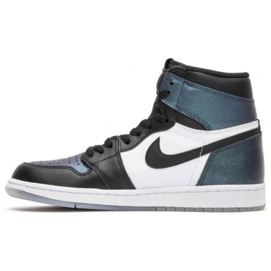 Jordan 1 Retro High OG 'All Star - Chameleon'
 Nero/Nero-Argento metallizzato-Bianco AJ 1 Scarpe 907958 015