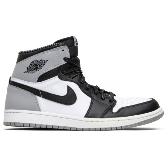 Jordan 1 Retro High OG 'Barons'
 Bianco/Nero-Grigio Lupo AJ 1 Scarpe 555088 104