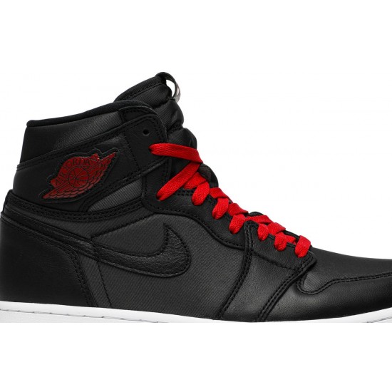 Jordan 1 Retro High OG 'Black Gym Red'
 Nero/Argento metallizzato/Rosso palestra/Nero AJ 1 Scarpe 555088 060