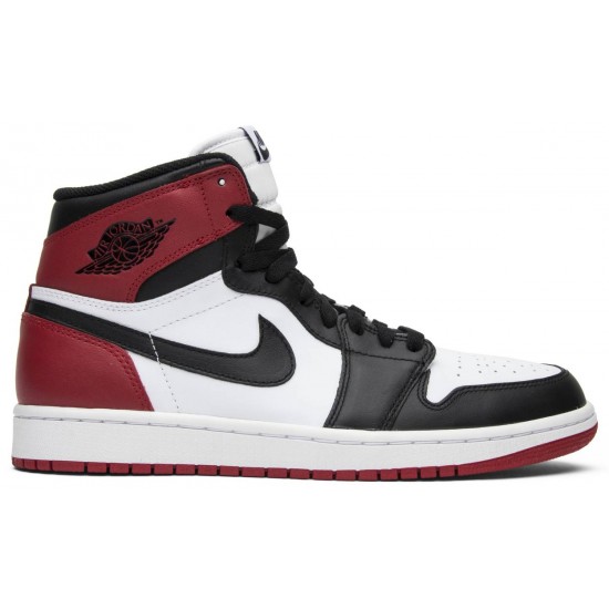 Jordan 1 Retro High OG 'Black Toe' 2013
 Bianco/Nero-Rosso Palestra AJ 1 Scarpe 555088 184