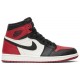 Jordan 1 Retro High OG 'Bred Toe' Palestra Rosso/Vertice Bianco-Nero AJ 1 Scarpe555088 610