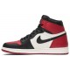 Jordan 1 Retro High OG 'Bred Toe' Palestra Rosso/Vertice Bianco-Nero AJ 1 Scarpe555088 610