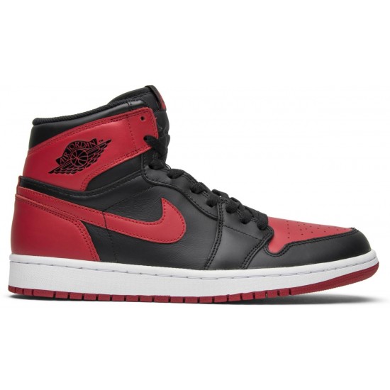 Jordan 1 Retro High OG 'Bred' 2013
 Nero/Varsity Rosso-Bianco AJ 1 Scarpe 555088 023