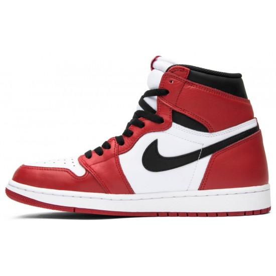 Jordan 1 Retro High OG 'Chicago' 2015 Bianco/Nero-Rosso Varsity AJ 1 Scarpe555088 101