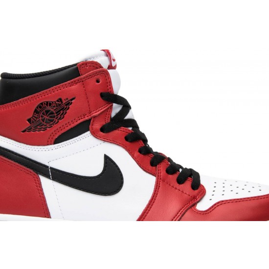 Jordan 1 Retro High OG 'Chicago' 2015 Bianco/Nero-Rosso Varsity AJ 1 Scarpe555088 101