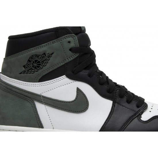 Jordan 1 Retro High OG 'Clay Green'
 Summit Bianco/Verde Argilla-Nero AJ 1 Scarpe 555088 135