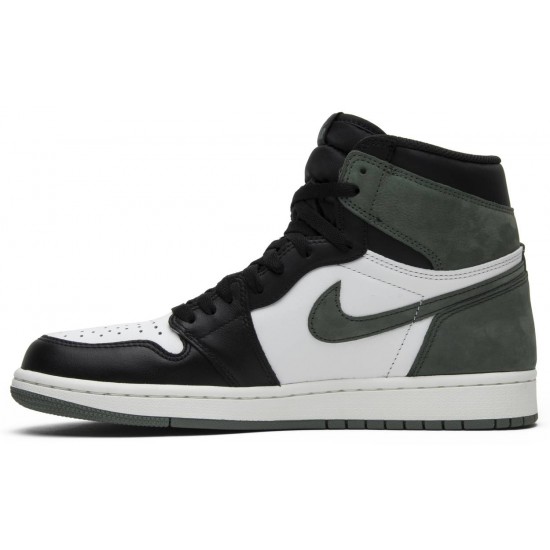 Jordan 1 Retro High OG 'Clay Green'
 Summit Bianco/Verde Argilla-Nero AJ 1 Scarpe 555088 135