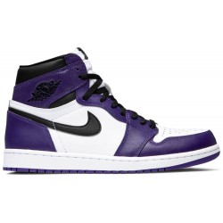 Jordan 1 Retro High OG 'Court Purple 2.0' Corte Viola/Bianco/Nero AJ 1 Scarpe555088 500