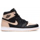 Jordan 1 Retro High OG 'Crimson Tint'
 Nero/Crimson Tint-Hyper Pink-Bianco AJ 1 Scarpe 555088 081