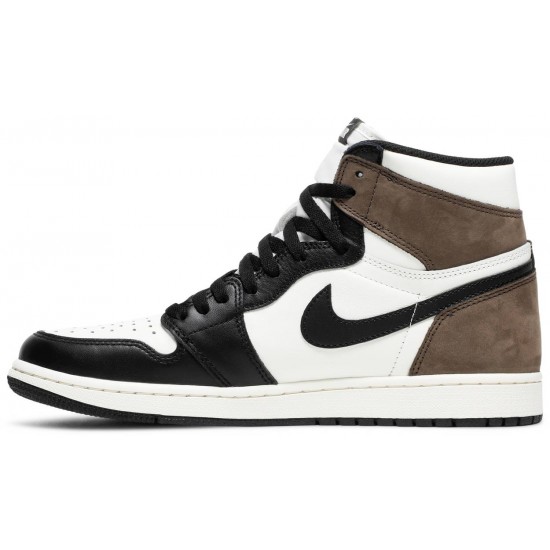 Jordan 1 Retro High OG 'Dark Mocha' Vela/Moka scuro/Nero/Nero AJ 1 Scarpe555088 105