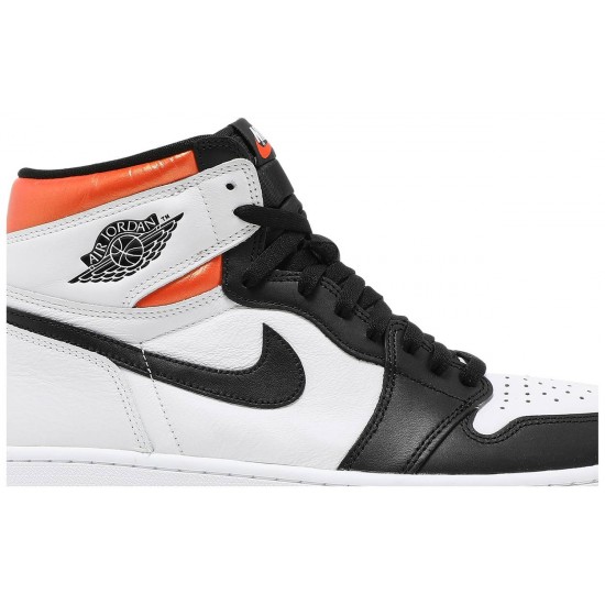 Jordan 1 Retro High OG 'Electro Orange' Bianco/Electro Arancio/Nero AJ 1 Scarpe555088 180