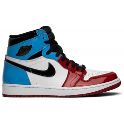 Jordan 1 Retro High OG 'Fearless' Bianco/Blu Università-Rosso-Nero AJ 1 ScarpeCK5666 100