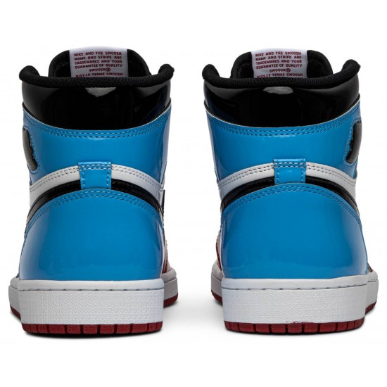 Jordan 1 Retro High OG 'Fearless' Bianco/Blu Università-Rosso-Nero AJ 1 ScarpeCK5666 100