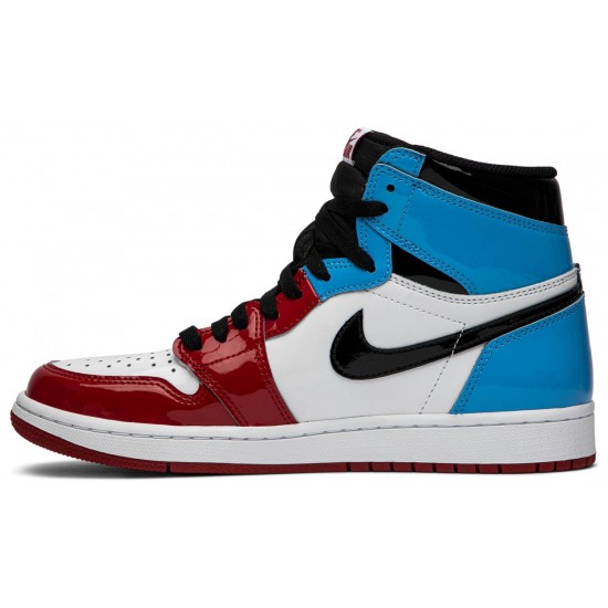 Jordan 1 Retro High OG 'Fearless' Bianco/Blu Università-Rosso-Nero AJ 1 ScarpeCK5666 100