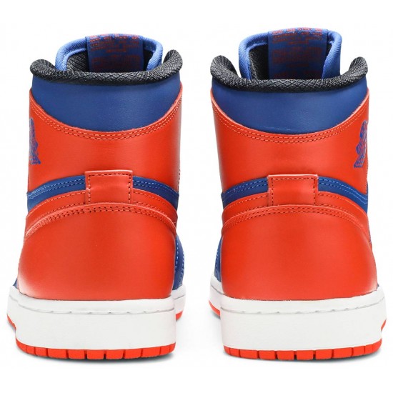 Jordan 1 Retro High OG 'Knicks'
 Gioco Royal/Team Orange-Gm Ryl AJ 1 Scarpe 555088 407