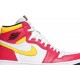 Jordan 1 Retro High OG 'Light Fusion Red' Light Fusion Rosso/Bianco/Arancione Laser/Nero AJ 1 Scarpe555088 603