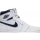 Jordan 1 Retro High OG 'Metallic Navy'
 Bianco/Marina di mezzanotte AJ 1 Scarpe 555088 106