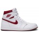 Jordan 1 Retro High OG 'Metallic Red'
 Bianco/rosso college AJ 1 Scarpe 555088 103