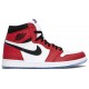 Jordan 1 Retro High OG 'Origin Story' Palestra Rosso/Bianco-Nero-Foto Blu AJ 1 Scarpe555088 602