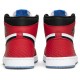 Jordan 1 Retro High OG 'Origin Story' Palestra Rosso/Bianco-Nero-Foto Blu AJ 1 Scarpe555088 602