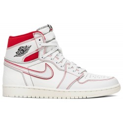 Jordan 1 Retro High OG 'Phantom'
 Vela/Black-Phantom-University Red AJ 1 Scarpe 555088 160