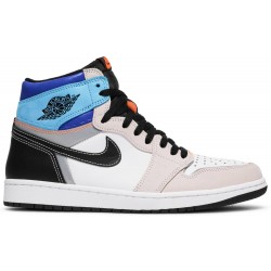 Jordan 1 Retro High OG 'Prototype' Bianco/Multicolore/Arancio totale AJ 1 ScarpeDC6515 100