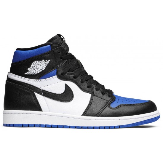 Jordan 1 Retro High OG 'Royal Toe' Nero/Bianco-Game Royal-Nero AJ 1 Scarpe555088 041