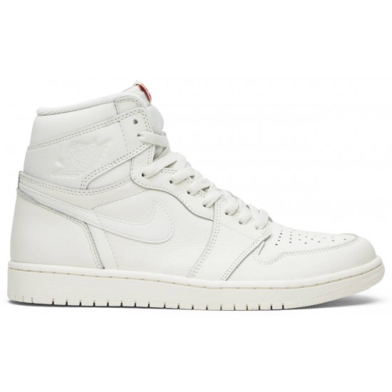 Jordan 1 Retro High OG 'Sail'
 Vela/Vela-Università Rosso AJ 1 Scarpe 555088 114