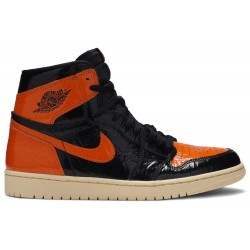 Jordan 1 Retro High OG 'Shattered Backboard 3.0' Nero/pallido vaniglia-stella marina AJ 1 Scarpe555088 028