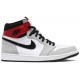 Jordan 1 Retro High OG 'Smoke Grey' Bianco/Nero/Grigio Fumo Chiaro/Rosso Varsity AJ 1 Scarpe555088 126