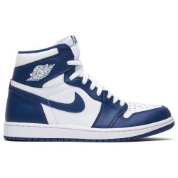 Jordan 1 Retro High OG 'Storm Blue'
 Bianco/Blu Tempesta AJ 1 Scarpe 555088 127