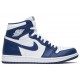 Jordan 1 Retro High OG 'Storm Blue'
 Bianco/Blu Tempesta AJ 1 Scarpe 555088 127