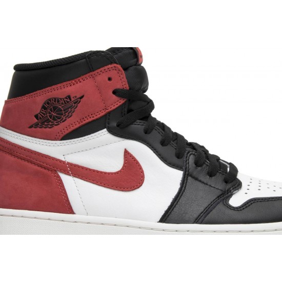 Jordan 1 Retro High OG 'Track Red'
 Summit Bianco/Rosso pista-Nero AJ 1 Scarpe 555088 112