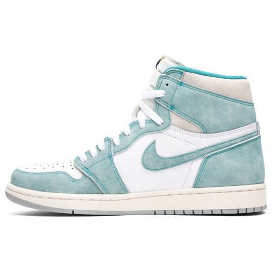 Jordan 1 Retro High OG 'Turbo Green' Turbo Green/White-Light Smoke Grey-Sail AJ 1 Scarpe555088 311