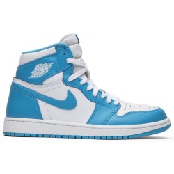 Jordan 1 Retro High OG 'UNC'
 Bianco/blu polvere scuro AJ 1 Scarpe 555088 117