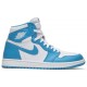 Jordan 1 Retro High OG 'UNC'
 Bianco/blu polvere scuro AJ 1 Scarpe 555088 117