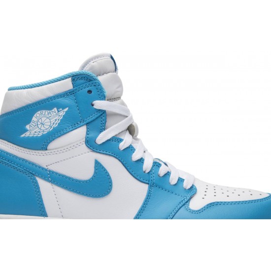 Jordan 1 Retro High OG 'UNC'
 Bianco/blu polvere scuro AJ 1 Scarpe 555088 117