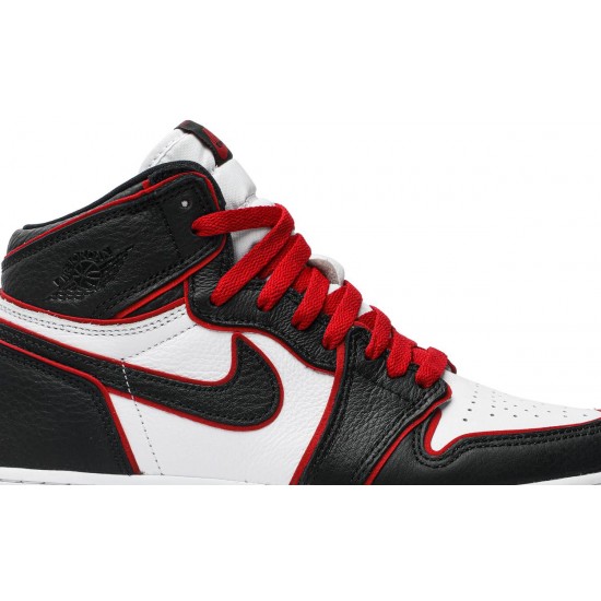 Jordan 1 Retro High OG BG 'Bloodline'
 Nero/Rosso Palestra/Bianco AJ 1 Scarpe 575441 062